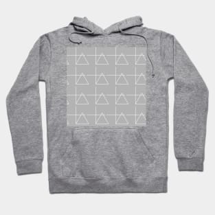 Background illustration gray, geometric, mathematics, triangle, decorative design pattern Hoodie